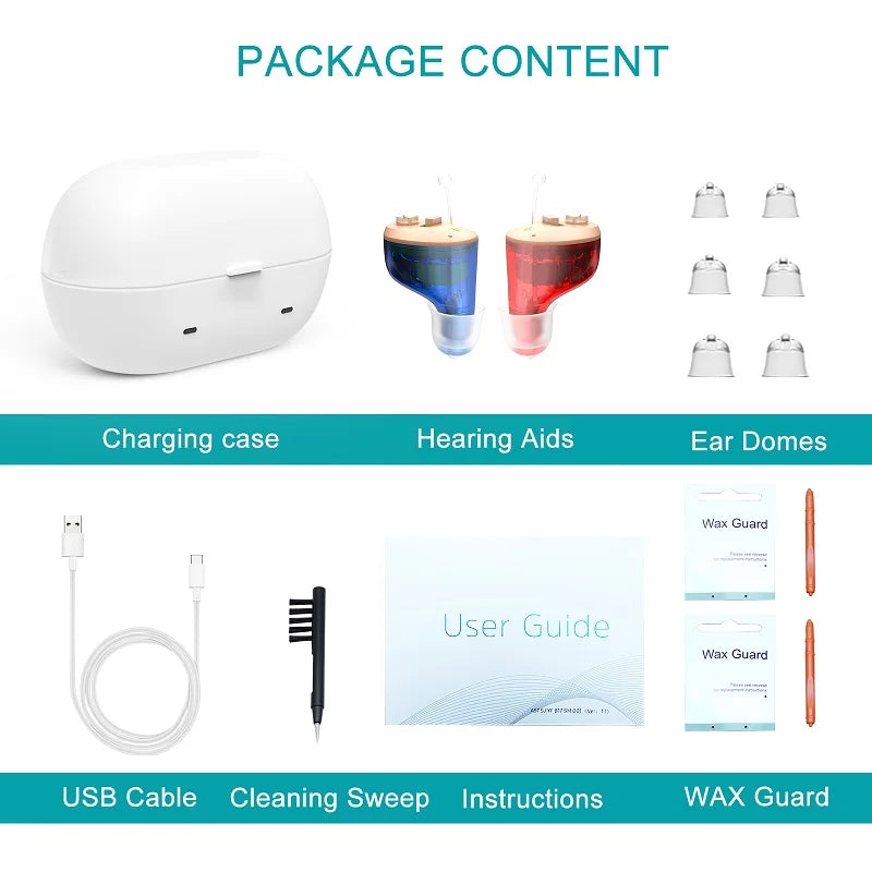 HeaSouls™ Invisible Hearing Aids 2x